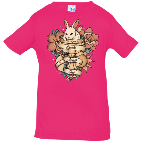 T-Shirts Hot Pink / 6 Months Death Awaits You Infant PremiumT-Shirt