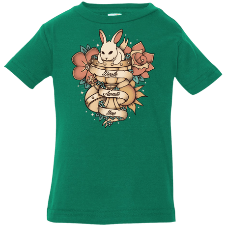 T-Shirts Kelly / 6 Months Death Awaits You Infant PremiumT-Shirt