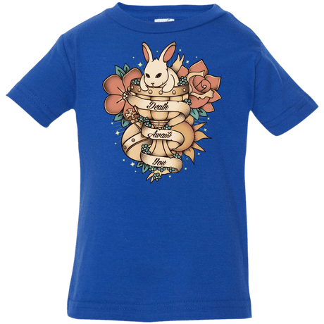 T-Shirts Royal / 6 Months Death Awaits You Infant PremiumT-Shirt