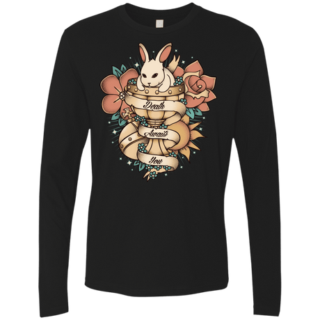 T-Shirts Black / Small Death Awaits You Men's Premium Long Sleeve