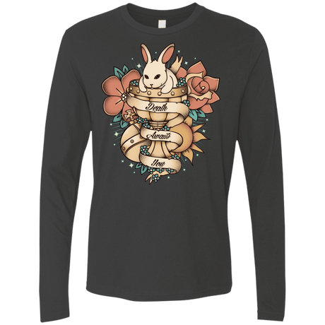 T-Shirts Heavy Metal / Small Death Awaits You Men's Premium Long Sleeve