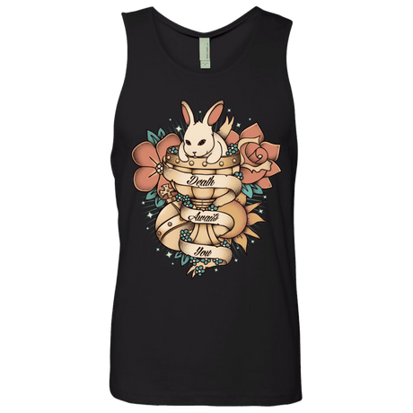T-Shirts Black / Small Death Awaits You Men's Premium Tank Top