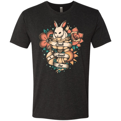 T-Shirts Vintage Black / Small Death awaits you Men's Triblend T-Shirt