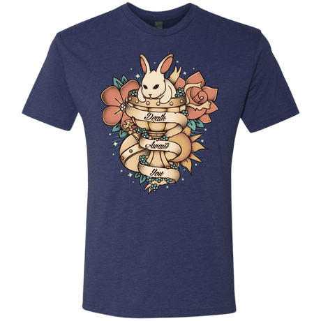 T-Shirts Vintage Navy / Small Death Awaits You Men's Triblend T-Shirt