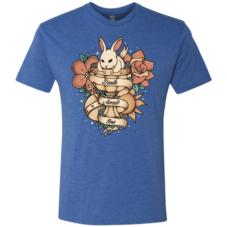 T-Shirts Vintage Royal / Small Death Awaits You Men's Triblend T-Shirt