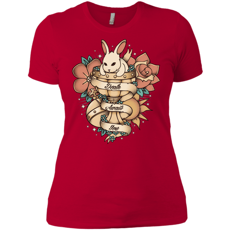 T-Shirts Red / X-Small Death Awaits You Women's Premium T-Shirt