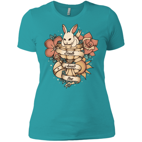T-Shirts Tahiti Blue / X-Small Death Awaits You Women's Premium T-Shirt