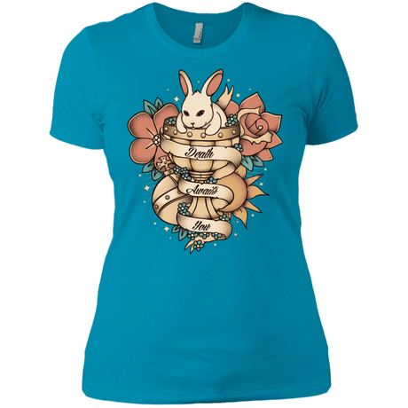 T-Shirts Turquoise / X-Small Death Awaits You Women's Premium T-Shirt
