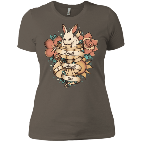 T-Shirts Warm Grey / X-Small Death Awaits You Women's Premium T-Shirt