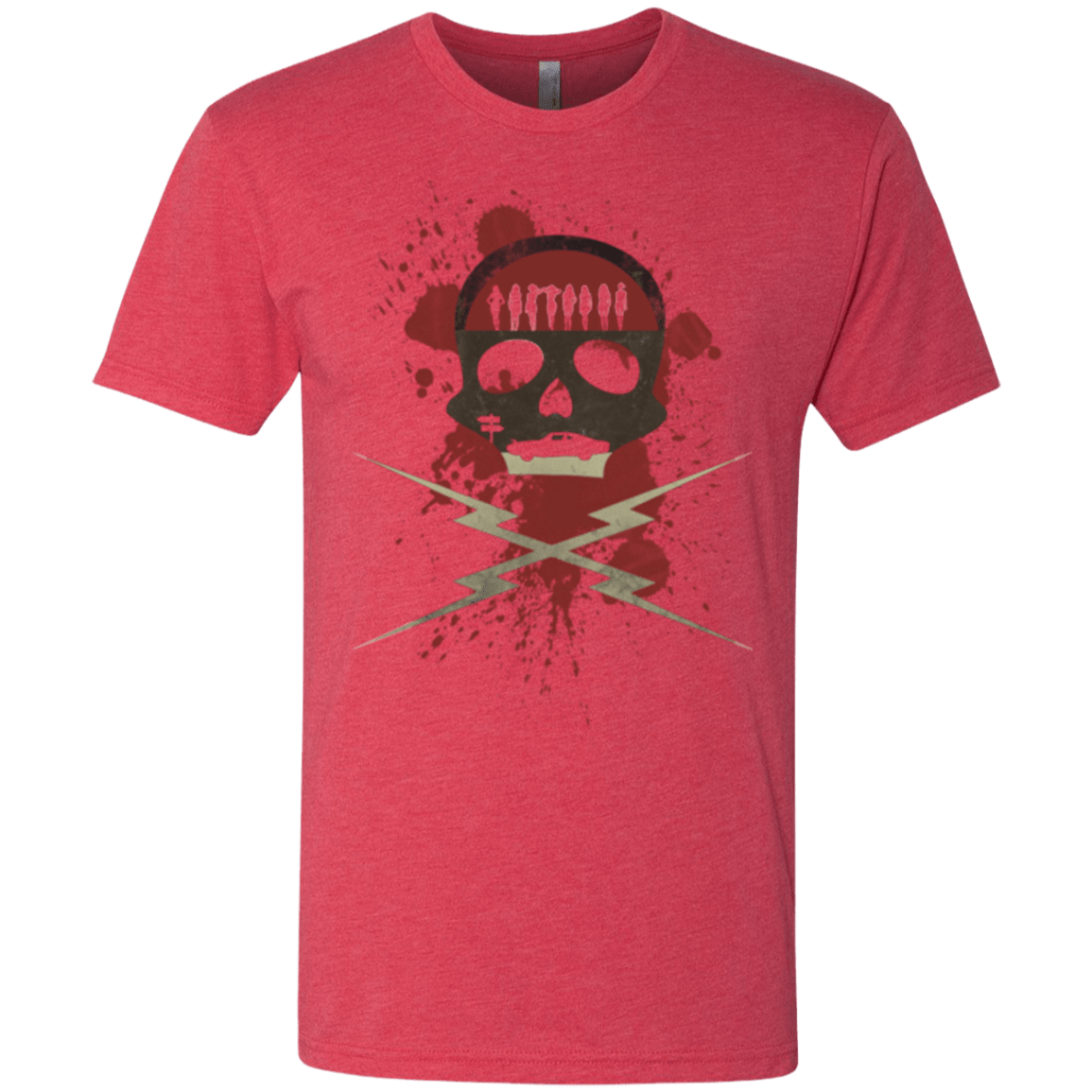 T-Shirts Vintage Red / Small Death Car Men's Triblend T-Shirt