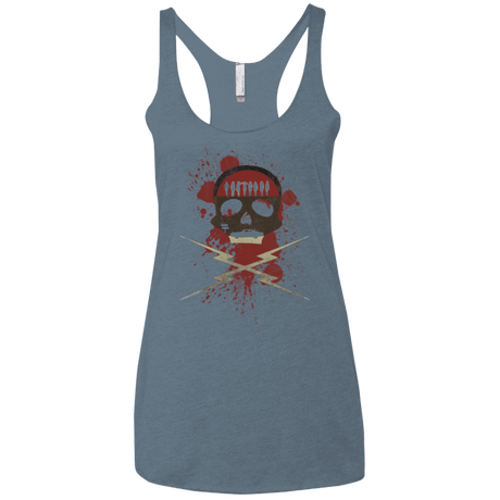 T-Shirts Indigo / X-Small Death Car Women's Triblend Racerback Tank