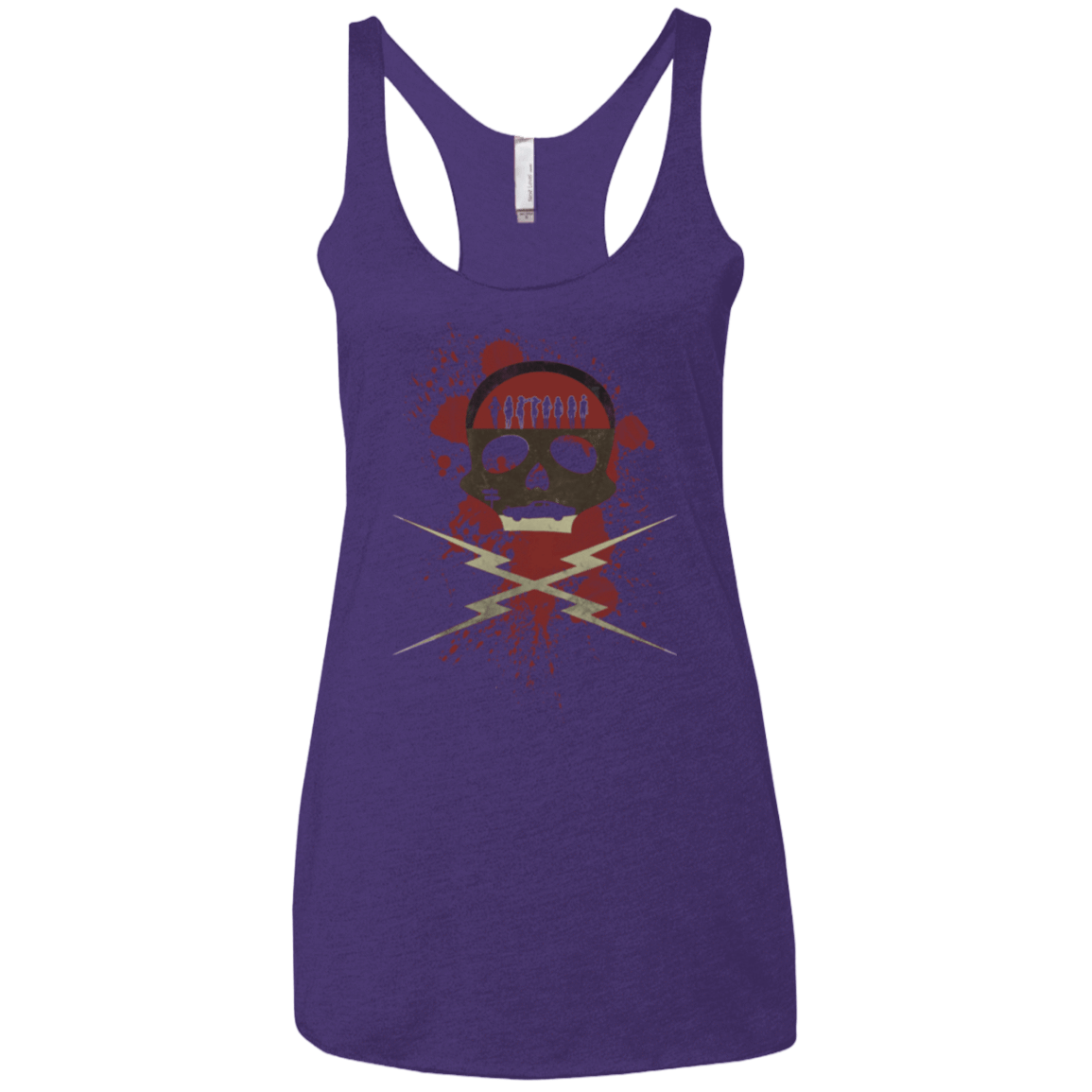 T-Shirts Purple / X-Small Death Car Women's Triblend Racerback Tank
