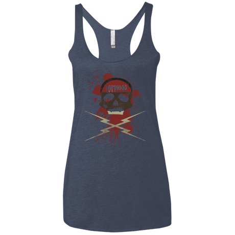 T-Shirts Vintage Navy / X-Small Death Car Women's Triblend Racerback Tank