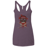 T-Shirts Vintage Purple / X-Small Death Car Women's Triblend Racerback Tank