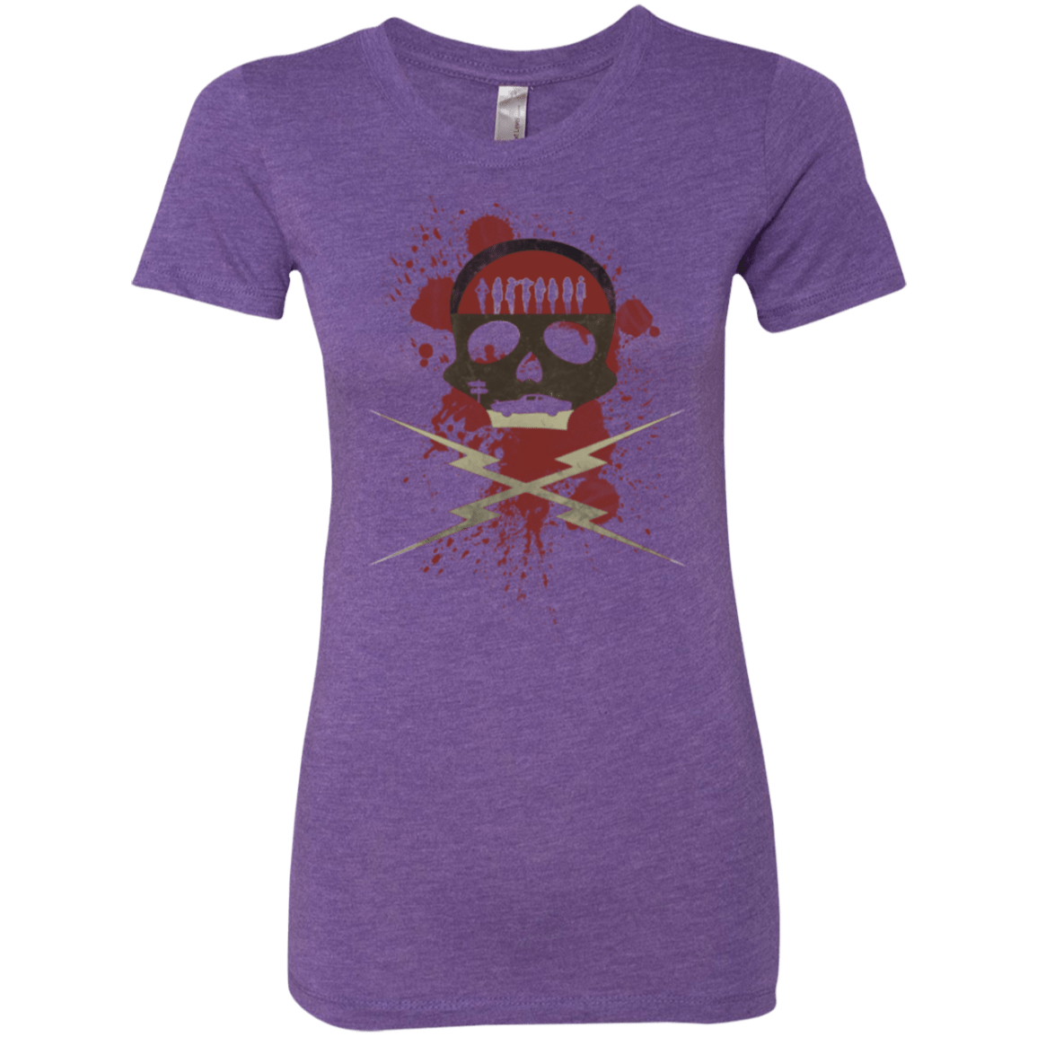 T-Shirts Purple Rush / Small Death Car Women's Triblend T-Shirt