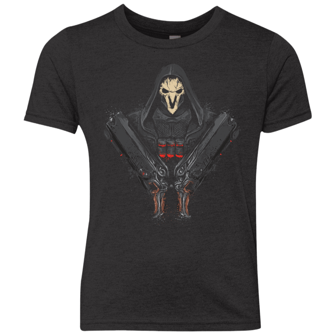 T-Shirts Vintage Black / YXS Death comes Youth Triblend T-Shirt