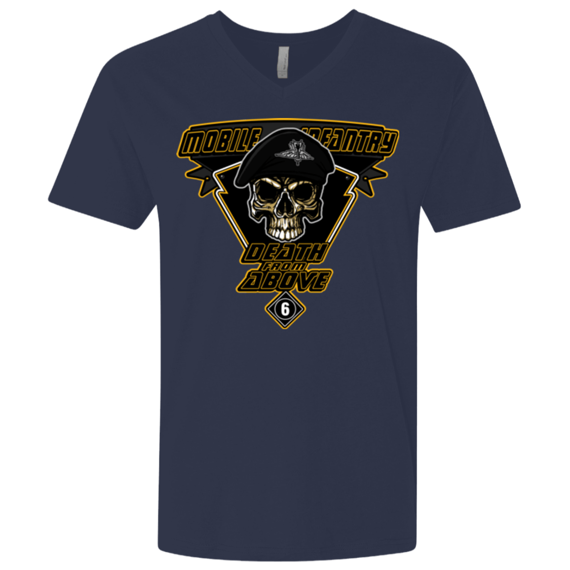T-Shirts Midnight Navy / X-Small Death From Above Men's Premium V-Neck
