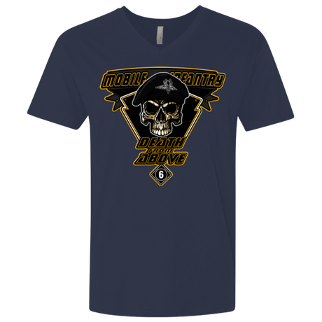 T-Shirts Midnight Navy / X-Small Death From Above Men's Premium V-Neck