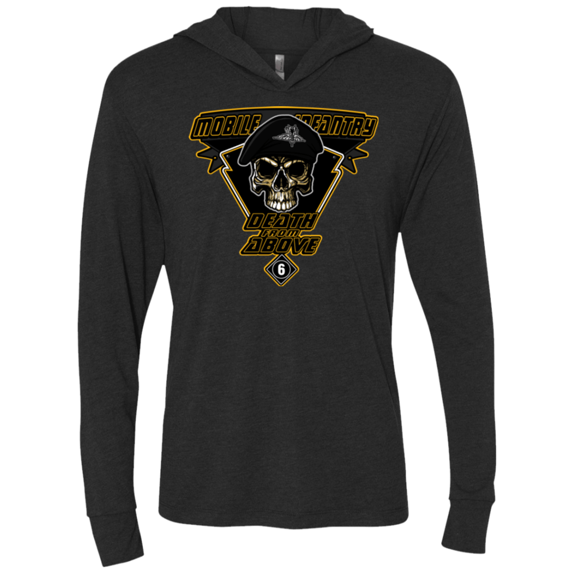 T-Shirts Vintage Black / X-Small Death From Above Triblend Long Sleeve Hoodie Tee