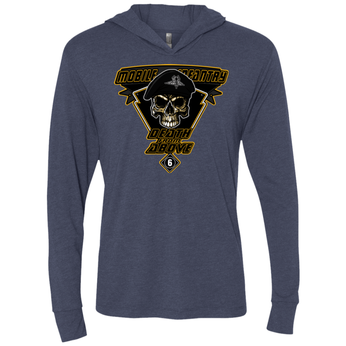 T-Shirts Vintage Navy / X-Small Death From Above Triblend Long Sleeve Hoodie Tee