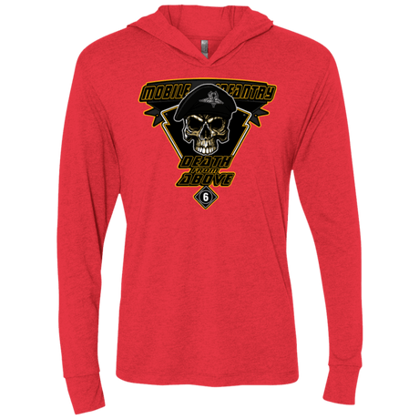 T-Shirts Vintage Red / X-Small Death From Above Triblend Long Sleeve Hoodie Tee