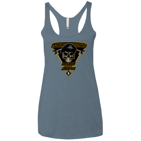 T-Shirts Indigo / X-Small Death From Above Women's Triblend Racerback Tank