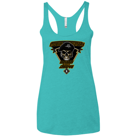 T-Shirts Tahiti Blue / X-Small Death From Above Women's Triblend Racerback Tank