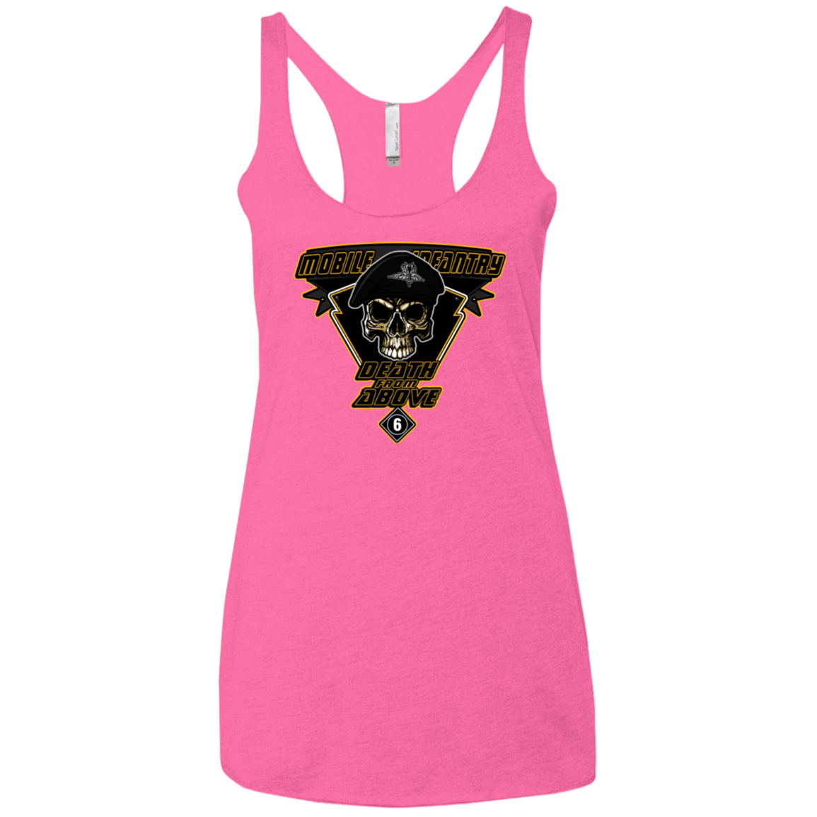 T-Shirts Vintage Pink / X-Small Death From Above Women's Triblend Racerback Tank