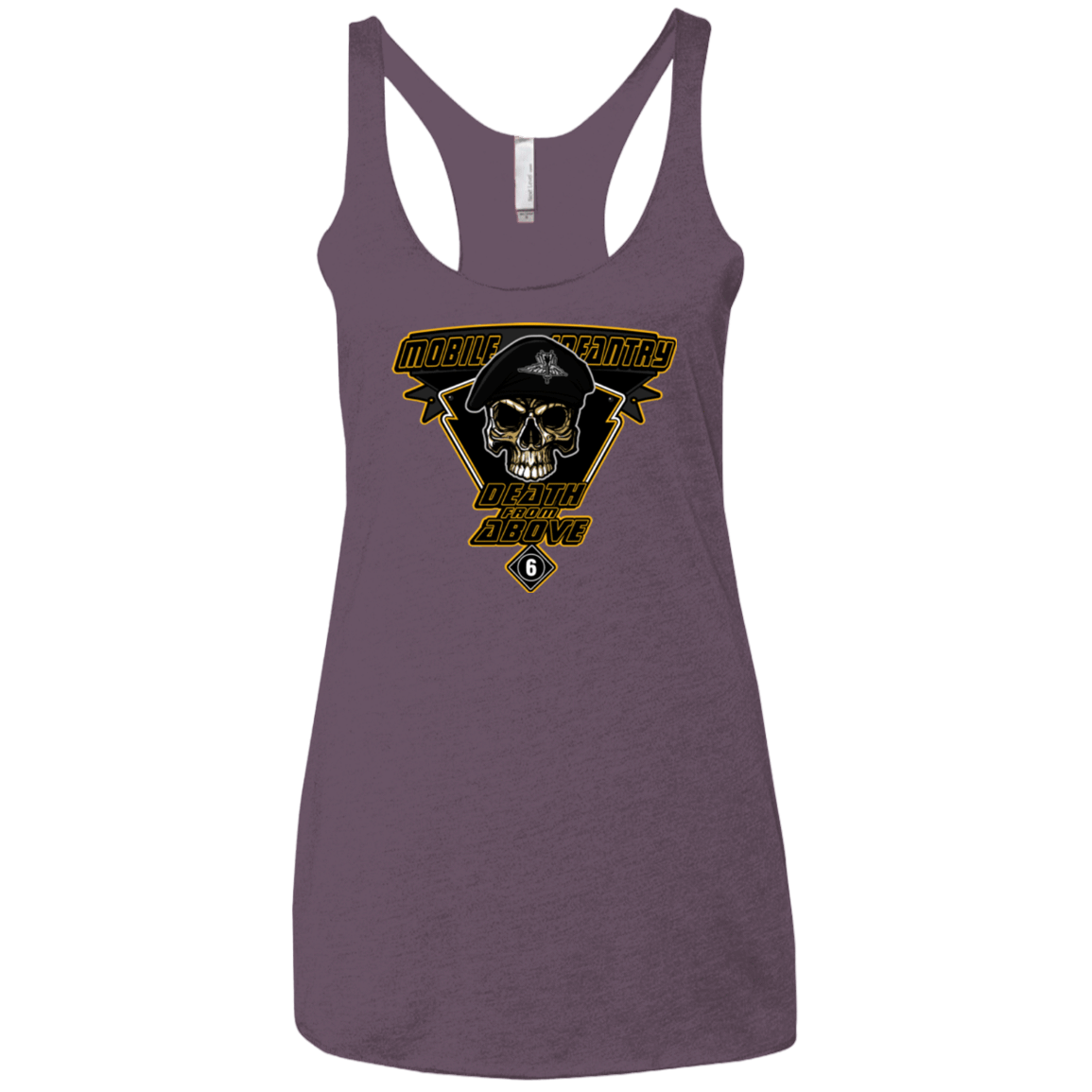 T-Shirts Vintage Purple / X-Small Death From Above Women's Triblend Racerback Tank