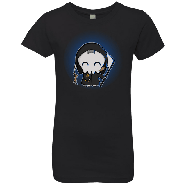 T-Shirts Black / YXS Death Loves Cats Girls Premium T-Shirt