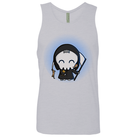 T-Shirts Heather Grey / Small Death Loves Cats Men's Premium Tank Top