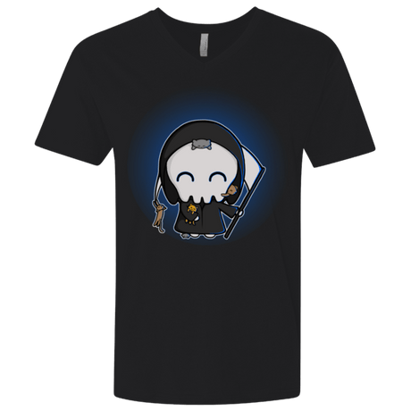 T-Shirts Black / X-Small Death Loves Cats Men's Premium V-Neck