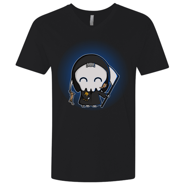 T-Shirts Black / X-Small Death Loves Cats Men's Premium V-Neck