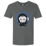 T-Shirts Heavy Metal / X-Small Death Loves Cats Men's Premium V-Neck