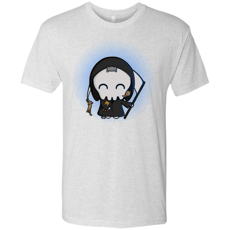 T-Shirts Heather White / Small Death Loves Cats Men's Triblend T-Shirt