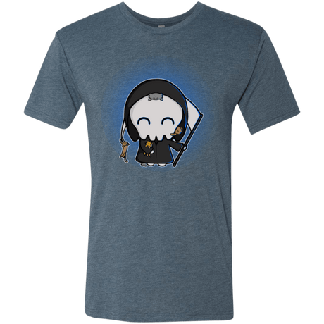 T-Shirts Indigo / Small Death Loves Cats Men's Triblend T-Shirt