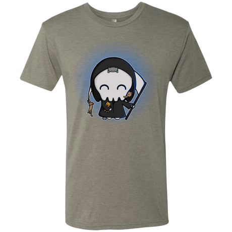 T-Shirts Venetian Grey / Small Death Loves Cats Men's Triblend T-Shirt