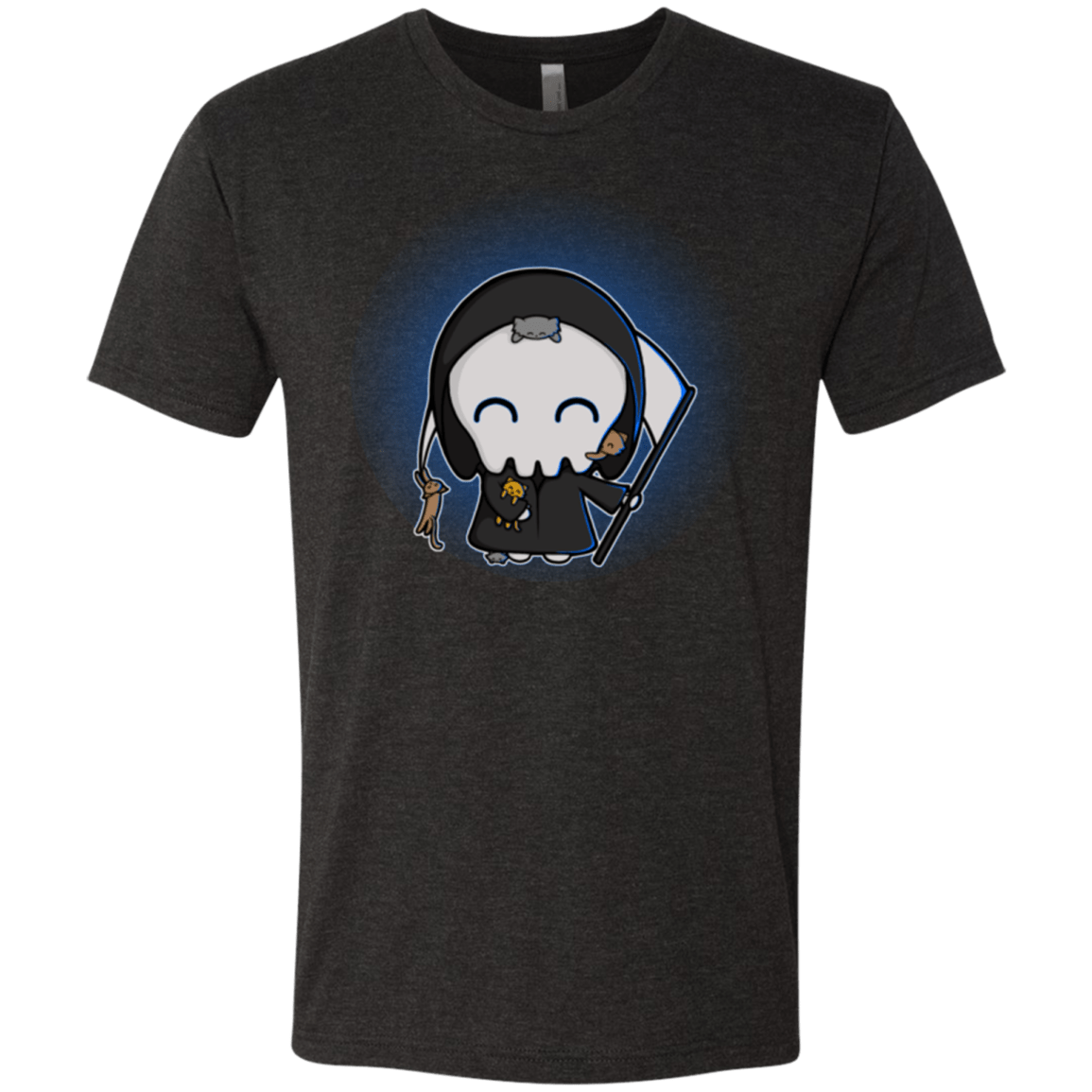 T-Shirts Vintage Black / Small Death Loves Cats Men's Triblend T-Shirt