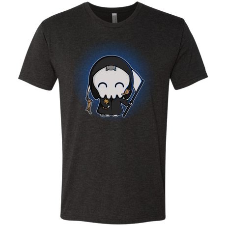 T-Shirts Vintage Black / Small Death Loves Cats Men's Triblend T-Shirt