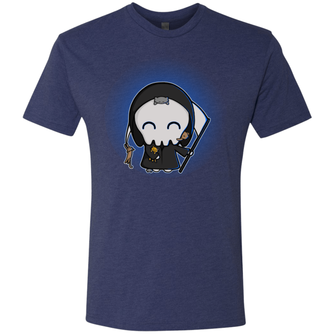 T-Shirts Vintage Navy / Small Death Loves Cats Men's Triblend T-Shirt