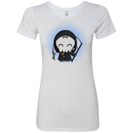 T-Shirts Heather White / Small Death Loves Cats Women's Triblend T-Shirt