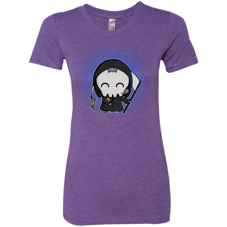 T-Shirts Purple Rush / Small Death Loves Cats Women's Triblend T-Shirt