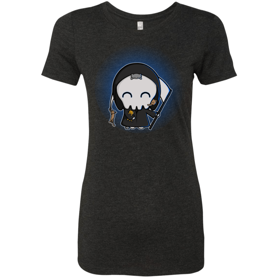 T-Shirts Vintage Black / Small Death Loves Cats Women's Triblend T-Shirt