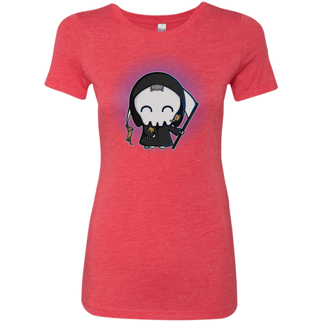 T-Shirts Vintage Red / Small Death Loves Cats Women's Triblend T-Shirt