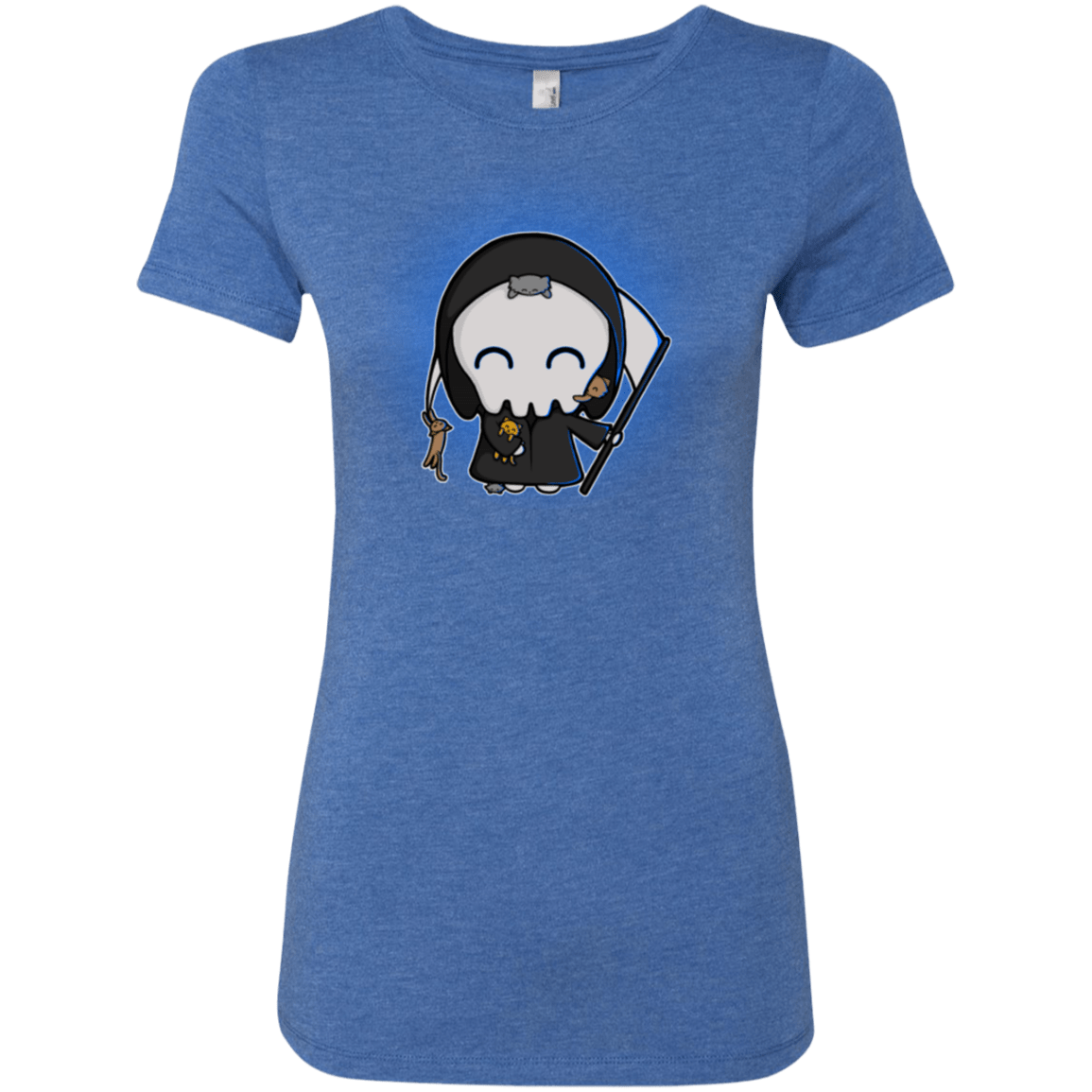 T-Shirts Vintage Royal / Small Death Loves Cats Women's Triblend T-Shirt