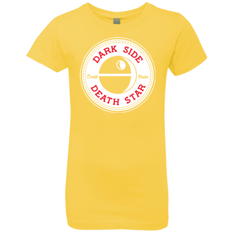T-Shirts Vibrant Yellow / YXS Death Star Girls Premium T-Shirt