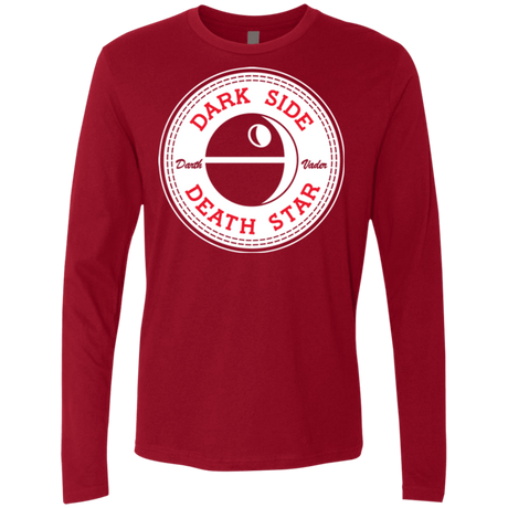 T-Shirts Cardinal / Small Death Star Men's Premium Long Sleeve