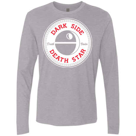 T-Shirts Heather Grey / Small Death Star Men's Premium Long Sleeve