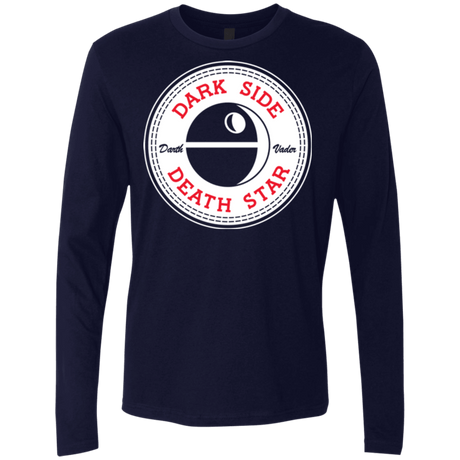 T-Shirts Midnight Navy / Small Death Star Men's Premium Long Sleeve