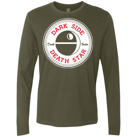 T-Shirts Military Green / Small Death Star Men's Premium Long Sleeve